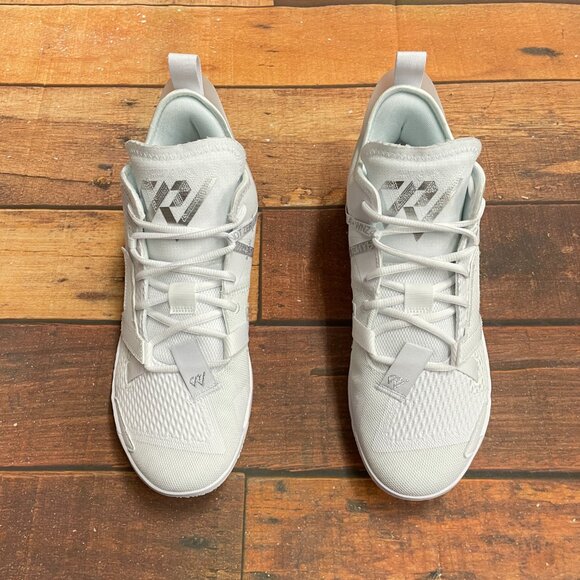 Jordan Men's Why Not Zero.4 "White/Silver" Basketball Shoes - Picture 3 of 6